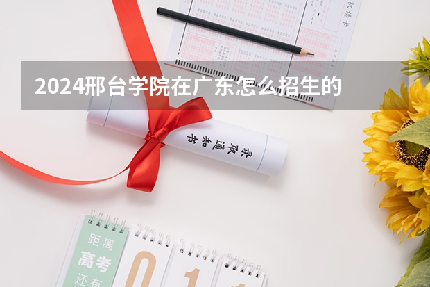 2024邢台学院在广东怎么招生的