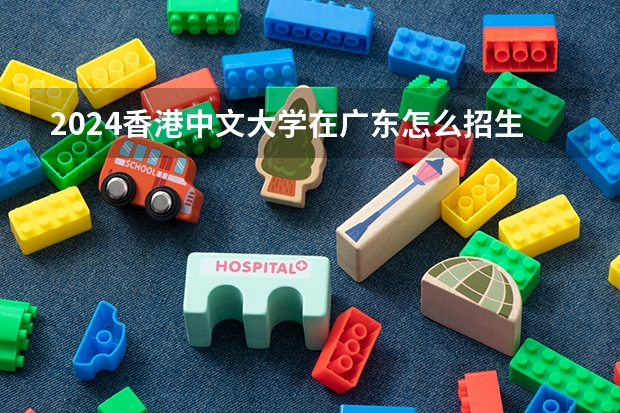 2024香港中文大学在广东怎么招生的