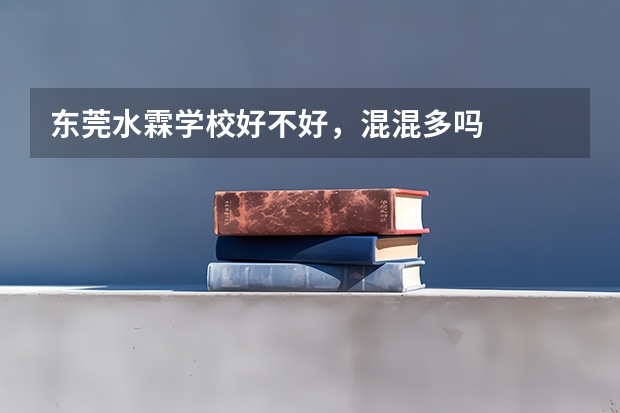 东莞水霖学校好不好,混混多吗