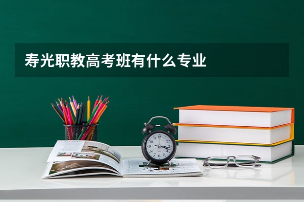 寿光职教高考班有什么专业