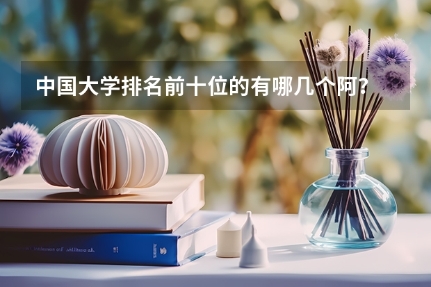 中国大学排名前十位的有哪几个阿? 全国大学排名?