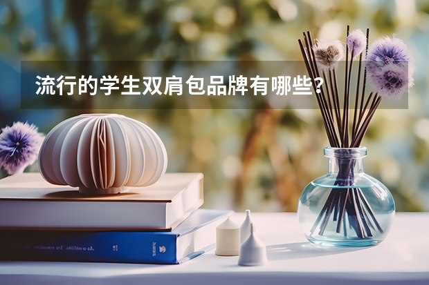 流行的学生双肩包品牌有哪些?