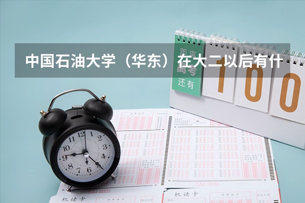 中国石油大学(华东)在大二以后有什么双学位可以选么?