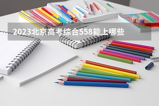 2023北京高考综合558能上哪些大学
