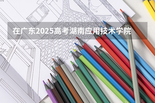 在广东2025高考湖南应用技术学院招生计划如何