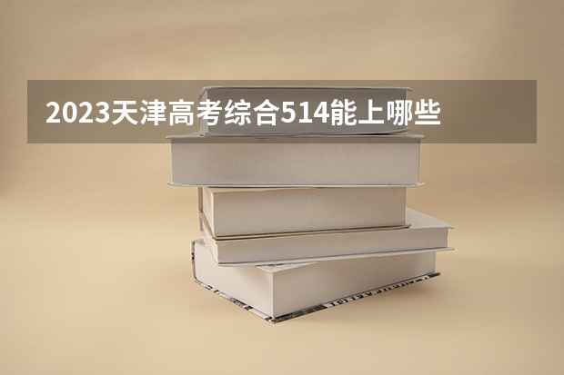 2023天津高考综合514能上哪些大学