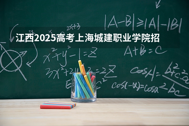 江西2025高考上海城建职业学院招生计划如何（2026参考）