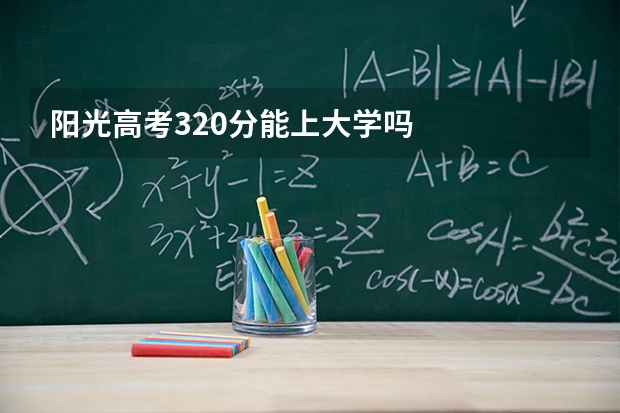 阳光高考320分能上大学吗