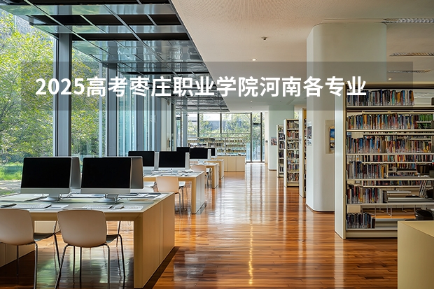 2025高考枣庄职业学院河南各专业招生人数多少（2026参考）