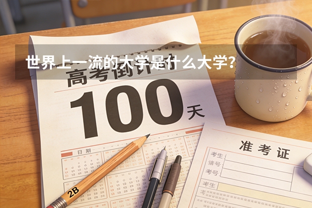 世界上一流的大学是什么大学？