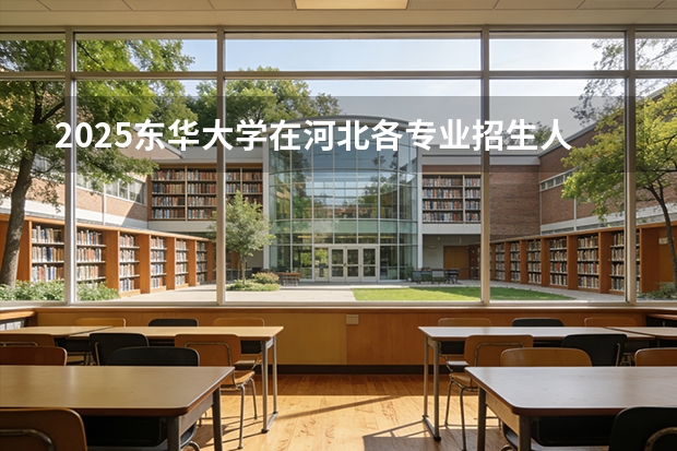 2025东华大学在河北各专业招生人数多少（2026参考）