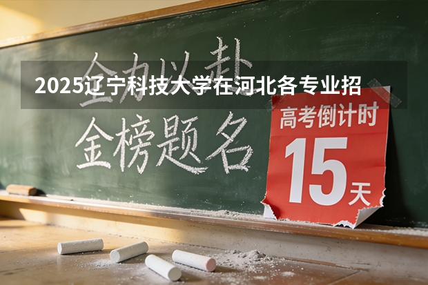 2025辽宁科技大学在河北各专业招生人数多少（2026参考）