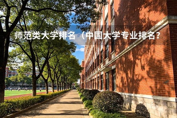 师范类大学排名（中国大学专业排名？？？/）