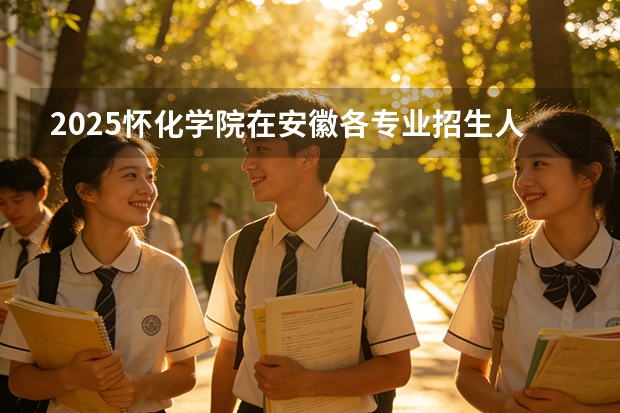 2025怀化学院在安徽各专业招生人数多少（2026参考）