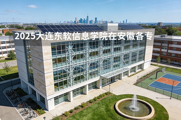 2025大连东软信息学院在安徽各专业招生人数多少（2026参考）