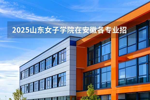 2025山东女子学院在安徽各专业招生人数多少（2026参考）