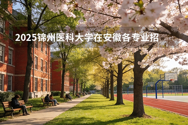 2025锦州医科大学在安徽各专业招生人数多少（2026参考）
