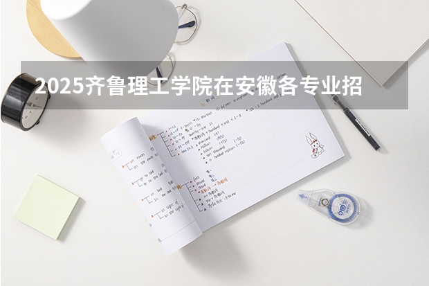 2025齐鲁理工学院在安徽各专业招生人数多少（2026参考）