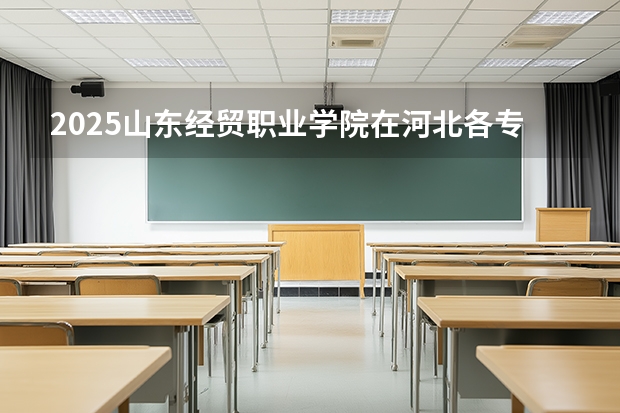2025山东经贸职业学院在河北各专业招生人数多少（2026参考）