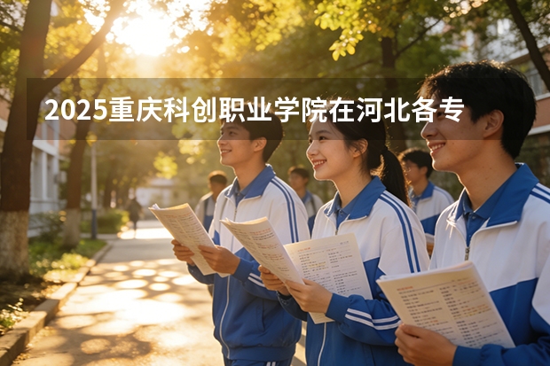 2025重庆科创职业学院在河北各专业招生人数多少（2026参考）