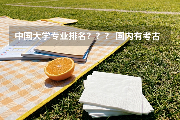 中国大学专业排名？？？/ 国内有考古学的大学,以及排名?