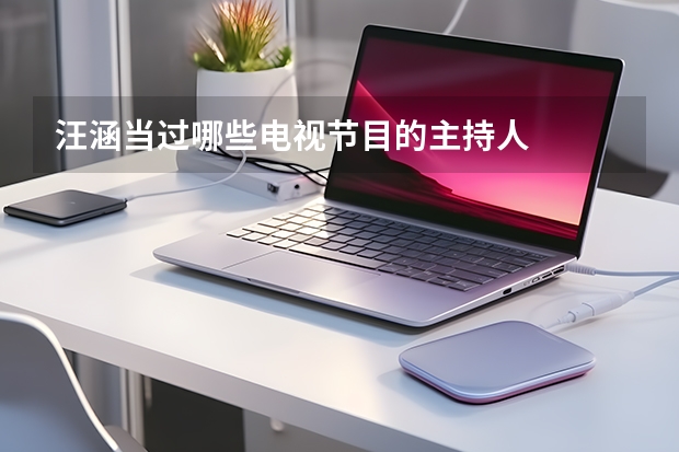 汪涵当过哪些电视节目的主持人