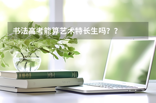 书法高考能算艺术特长生吗??