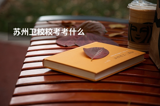 苏州卫校校考考什么