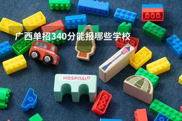 广西单招340分能报哪些学校