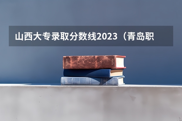 山西大专录取分数线2023（青岛职业技术学校2023录取线）
