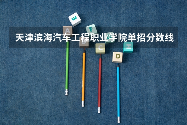 天津滨海汽车工程职业学院单招分数线 天津分数低的中专技校
