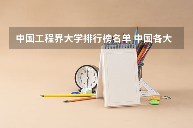 中国工程界大学排行榜名单 中国各大学工业工程专业排名?