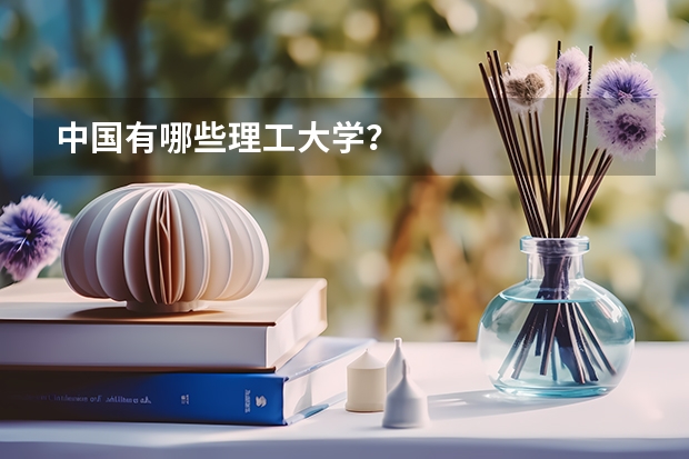 中国有哪些理工大学?