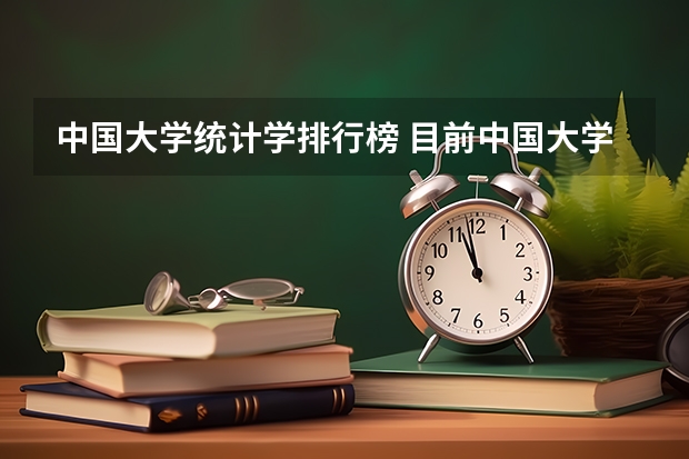 中国大学统计学排行榜 目前中国大学的统计学排名?