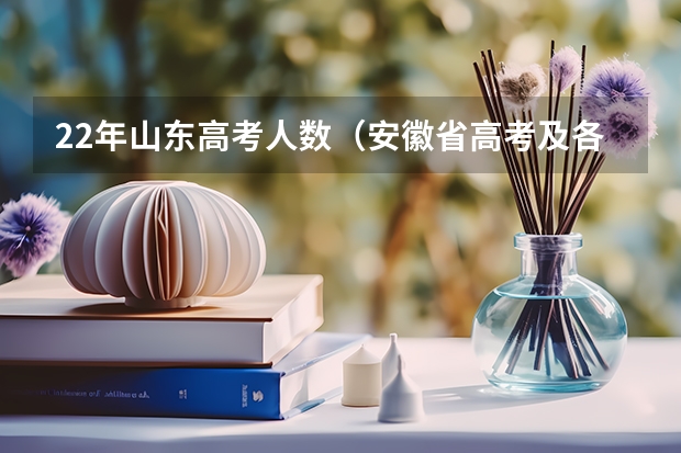 22年山东高考人数(安徽省高考及各市上线率)