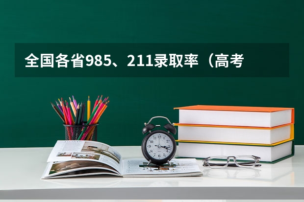 全国各省985、211录取率（高考录取人数）