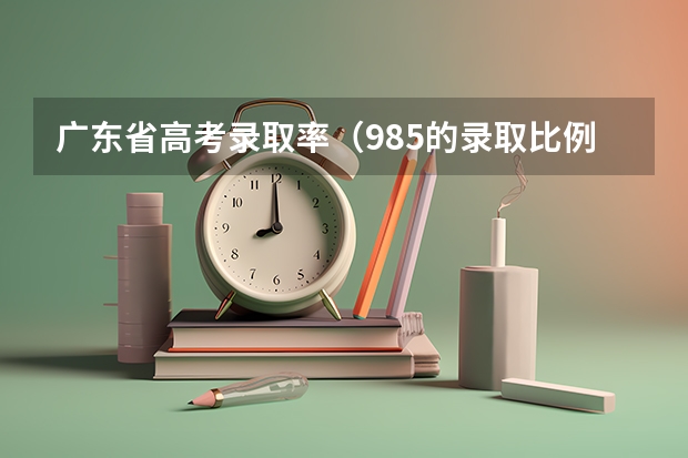 广东省高考录取率（985的录取比例）