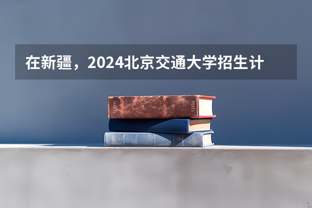 在新疆，2024北京交通大学招生计划如何