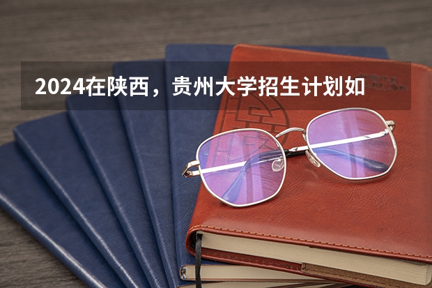 2024在陕西，贵州大学招生计划如何