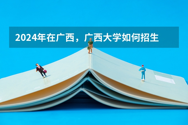 2024年在广西，广西大学如何招生