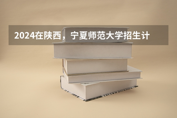 2024在陕西，宁夏师范大学招生计划如何