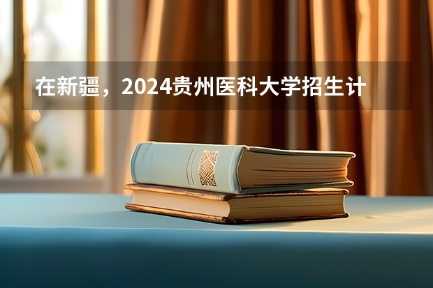在新疆，2024贵州医科大学招生计划如何