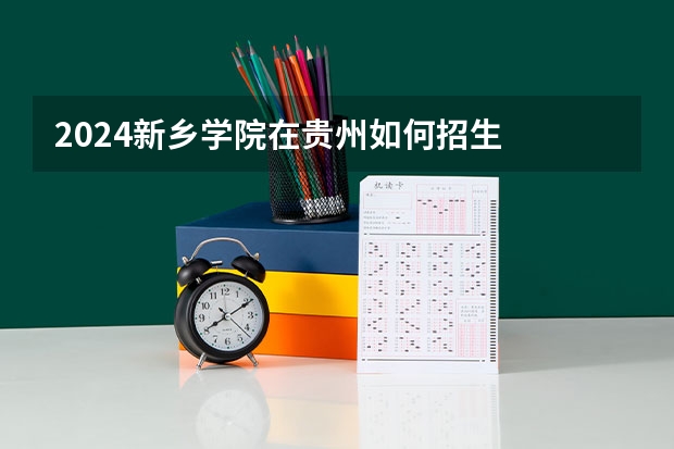 2024新乡学院在贵州如何招生