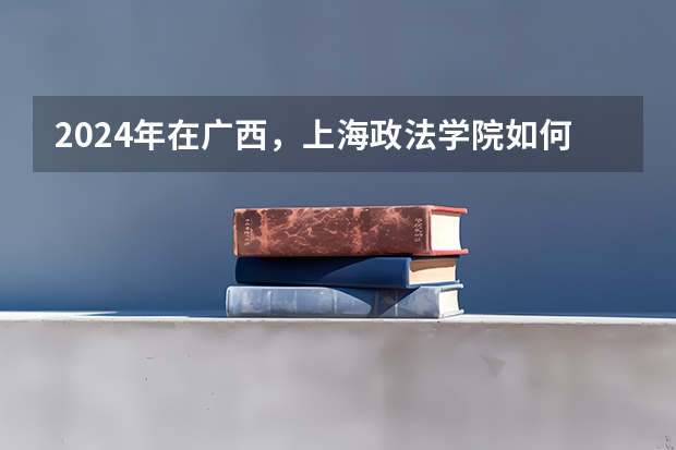 2024年在广西，上海政法学院如何招生