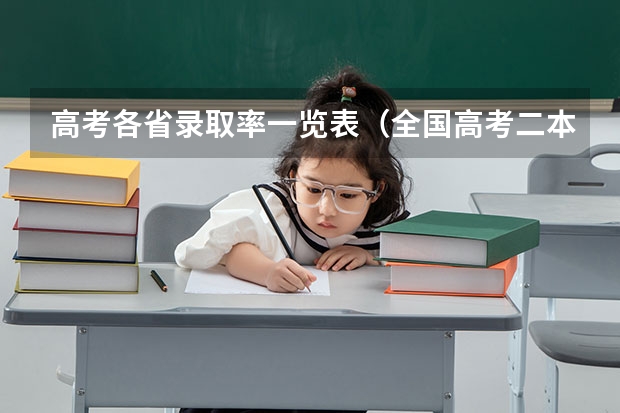 高考各省录取率一览表（全国高考二本录取率）