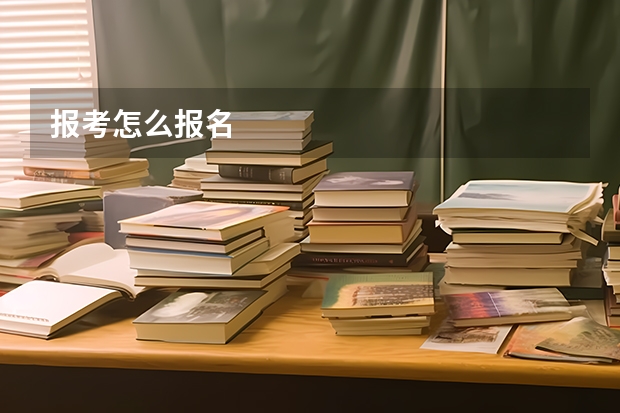 报考怎么报名
