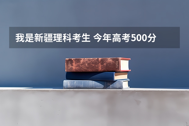 我是新疆理科考生 今年高考500分左右能报考哪些学校 我比较想出疆