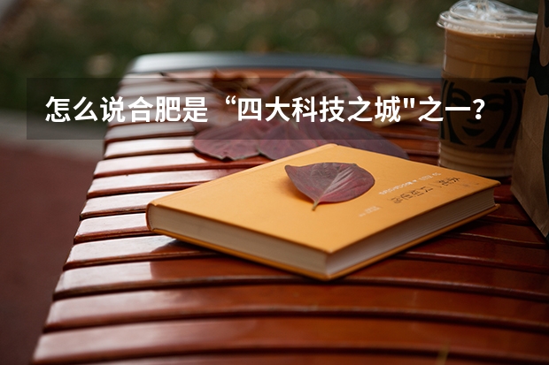 怎么说合肥是“四大科技之城